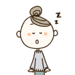 ママさん眠い