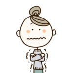 ママさん震えてる