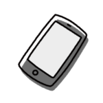 スマホのイラスト