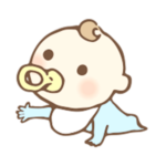 男の子の赤ちゃんハイハイ