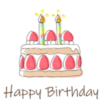 誕生日のケーキ