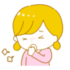 咳してる女の子