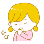 咳してる女の子