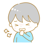 咳してる男の子