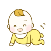 ハイハイしてる赤ちゃん