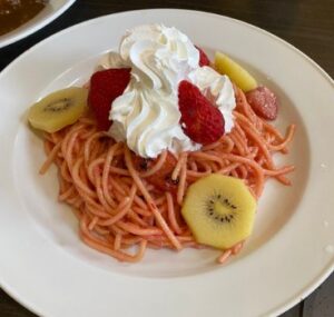 苺スパゲッティ