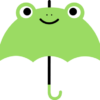 カエルの傘