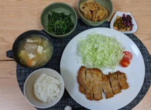 旦那が作ってくれた飯