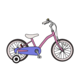 子供自転車-むらさき